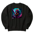 AI.comのAIびじょモンアート Heavyweight Crew Neck Sweatshirt