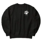 WebArtsの肉球をモチーフにしたオリジナルブランド「nikuQ」（猫タイプ）です Heavyweight Crew Neck Sweatshirt