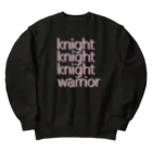 アルカナマイル SUZURI店 (高橋マイル)元ネコマイル店の3 knights,1 warrior(English ver.) Heavyweight Crew Neck Sweatshirt