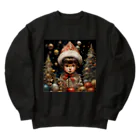 kobura05の星降る夜のクリスマスイノセンス Heavyweight Crew Neck Sweatshirt