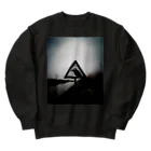 黒戌堂プロダクツの標識「カラス」 Heavyweight Crew Neck Sweatshirt