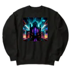 のんびりアート工房のサイバーパンク Heavyweight Crew Neck Sweatshirt