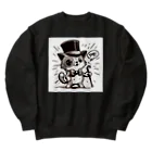 REI-AI-PONのハットを被ったねこ🐈 Heavyweight Crew Neck Sweatshirt