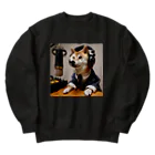 0416artの柴犬ラジオ Heavyweight Crew Neck Sweatshirt