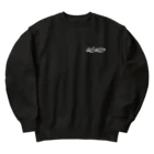 Skull sectionのバイクとガイコツ（黒メイン） Heavyweight Crew Neck Sweatshirt