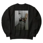 鬼は殺せてもヤオは殺せないのただ、生きている Heavyweight Crew Neck Sweatshirt