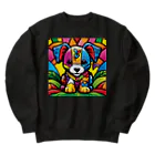 dcgnori／ワンコ画像の西海岸のワンコ Heavyweight Crew Neck Sweatshirt