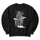  DendoRocK KakaLIAのGENZロボ 白線 Heavyweight Crew Neck Sweatshirt