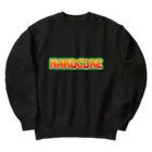 てくのちゃんのHARDCOREピンクのクマちゃん Heavyweight Crew Neck Sweatshirt