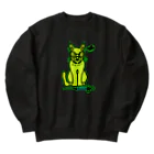 JINPIN (仁品)の待ちきれない猫 Heavyweight Crew Neck Sweatshirt