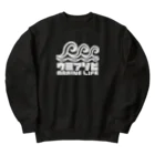 QUQU_WORKSのウミアソビ マリンライフ 海遊び サーフ ホワイト Heavyweight Crew Neck Sweatshirt