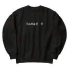 NEW.Retoroの『うんのよさ 0』白ロゴ Heavyweight Crew Neck Sweatshirt