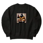 いつもありがとうパーカーのAGE♡食パンとゴリラとコーラ Heavyweight Crew Neck Sweatshirt