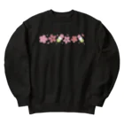 つきしょっぷのお花見 Heavyweight Crew Neck Sweatshirt