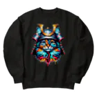 猫武者(NekoMusya)の猫武者 参上！ Heavyweight Crew Neck Sweatshirt