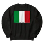 お絵かき屋さんのイタリアの国旗 Heavyweight Crew Neck Sweatshirt