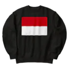 お絵かき屋さんのモナコの国旗 Heavyweight Crew Neck Sweatshirt