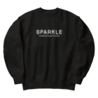 SPARKLEのSPARKLE-シンプル白字 Heavyweight Crew Neck Sweatshirt