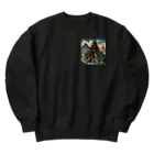 Kaz_Alter777の日本最初の魔王城 Heavyweight Crew Neck Sweatshirt