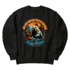 NeuralWearDesignsのLegend of the Panda Village Heavyweight Crew Neck Sweatshirt