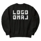 AEDIのロゴランド ホワイト ロゴ（LogoLand White Logo） Heavyweight Crew Neck Sweatshirt