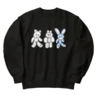 くまきちショップやさんのくまきち・きんたろう・うさじ Heavyweight Crew Neck Sweatshirt