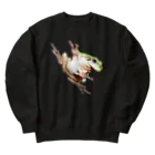 NATURE GOの闇夜のニホンアマガエル Heavyweight Crew Neck Sweatshirt