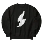 釣活の佐渡ヶ島白バージョン Heavyweight Crew Neck Sweatshirt