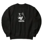 ももよりの柴犬 Heavyweight Crew Neck Sweatshirt