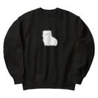 papiko くまさんの【小林愛香さん 着用】ふわふわ　ポメラニアン Heavyweight Crew Neck Sweatshirt