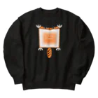 旦那芸術のフライングトースト Heavyweight Crew Neck Sweatshirt