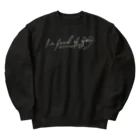 SANKAKU DESIGN STOREのI’m fond of you. / あなたが好きです。white Heavyweight Crew Neck Sweatshirt