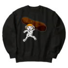 ヨープキャンが気になったのかりんとういぬ Heavyweight Crew Neck Sweatshirt