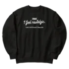 SANKAKU DESIGN STOREの1985ver. 懐かしのあの頃に戻りたい。for white Heavyweight Crew Neck Sweatshirt