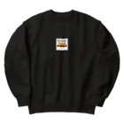 沖縄大好きシーサーちゃんの沖縄🌺大好きシーサーちゃん Heavyweight Crew Neck Sweatshirt