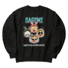 Siderunの館 B2のロック風だよ！さげみちゃん Heavyweight Crew Neck Sweatshirt