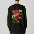 Siderunの館 B2の【バックプリント】おてんば魔女のポメラちゃん Heavyweight Crew Neck Sweatshirt