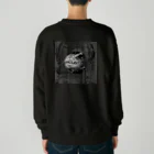 Aimurist のZeromulist planet IAM モノクロ Heavyweight Crew Neck Sweatshirt