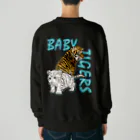 LalaHangeulのBABY TIGERS　バックプリント Heavyweight Crew Neck Sweatshirt