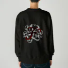 SaionjiNami_OfficialMerchandiseのℱⁿ（世界樹と黒フォント） 西園寺ナミ公式グッズ Heavyweight Crew Neck Sweatshirt