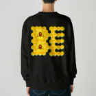 LalaHangeulのハニカム構造(BEE） Heavyweight Crew Neck Sweatshirt