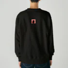 黒ねこまろんの雑貨屋さんの黒ねこまろんのイラストグッズ Heavyweight Crew Neck Sweatshirt