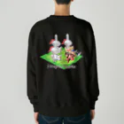 アルカナマイル SUZURI店 (高橋マイル)元ネコマイル店の3 knights,1 warrior(English ver.) Heavyweight Crew Neck Sweatshirt