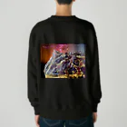 るなるなのきらきらベルツノガエル Heavyweight Crew Neck Sweatshirt