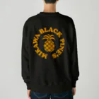 卓球ブラックパインズ SUZURI店のバックプリントロゴスウェット Heavyweight Crew Neck Sweatshirt