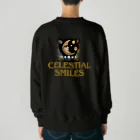 Mellow-Skyの「Celestial Smiles（天空の微笑み）」 Heavyweight Crew Neck Sweatshirt