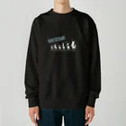 Cocotte Mottoのペンギン、前へならえ　#１ Heavyweight Crew Neck Sweatshirt