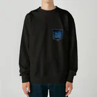 部屋とデニムとわたしのリアルヴィンテージデニムポケット Heavyweight Crew Neck Sweatshirt