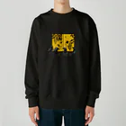 nachau7の金屏風の前 カラスの戯言 Heavyweight Crew Neck Sweatshirt