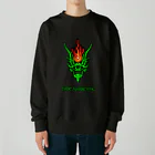 アトリエ彩楽（しゃらく）雑貨店の真の覚醒　／　グリーン Heavyweight Crew Neck Sweatshirt